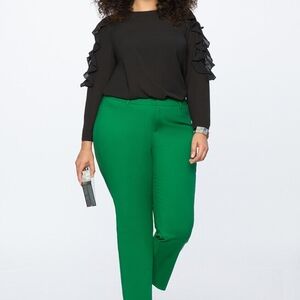 Eloquii Kady Fit Double-Weave Pant